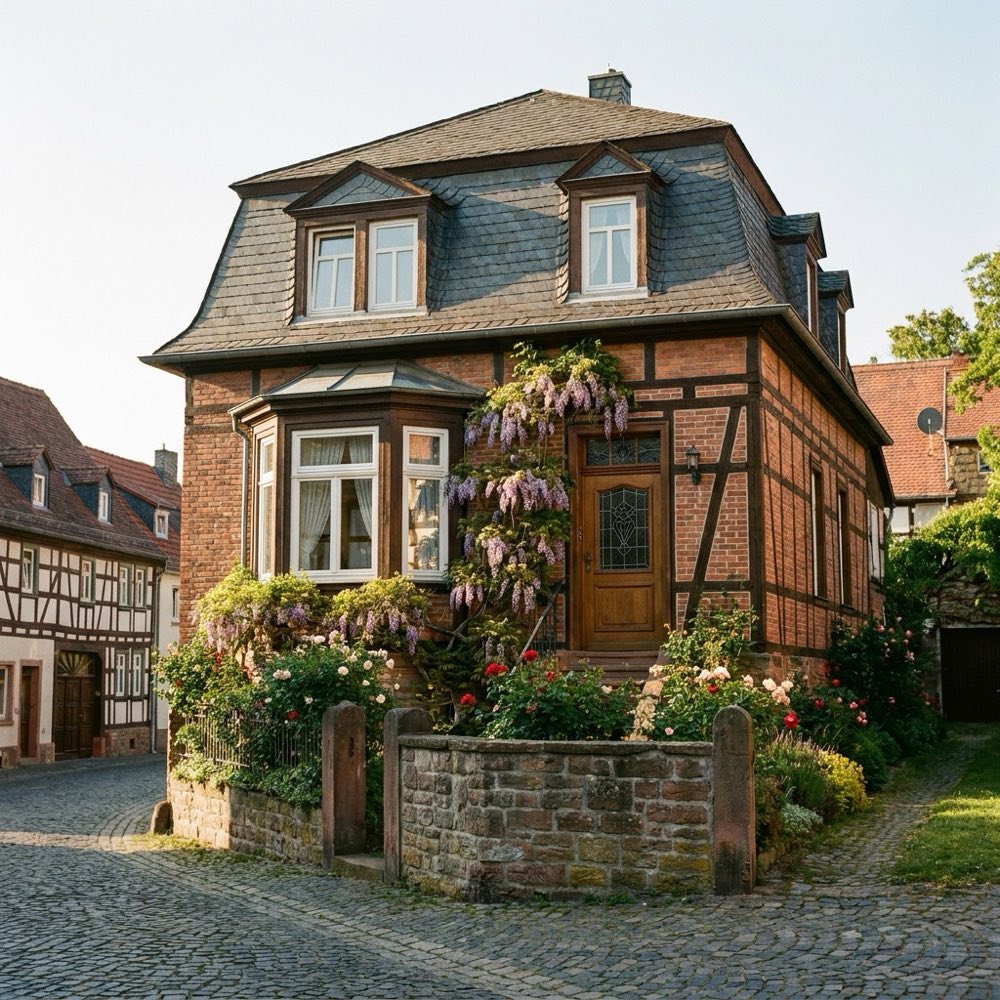 Denkmalgeschütztes Fachwerkhaus in der Bamberger Altstadt